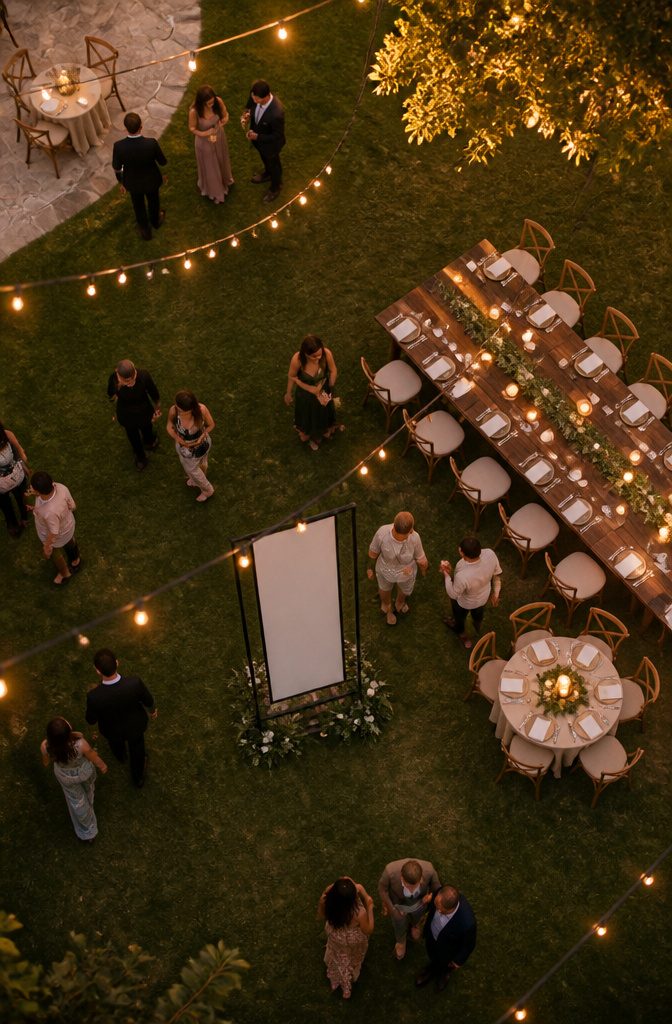 Backyard Wedding Checklist: A Stage-by-Stage Planning Guide 10 A wedding day timeline highlighting key events and times.